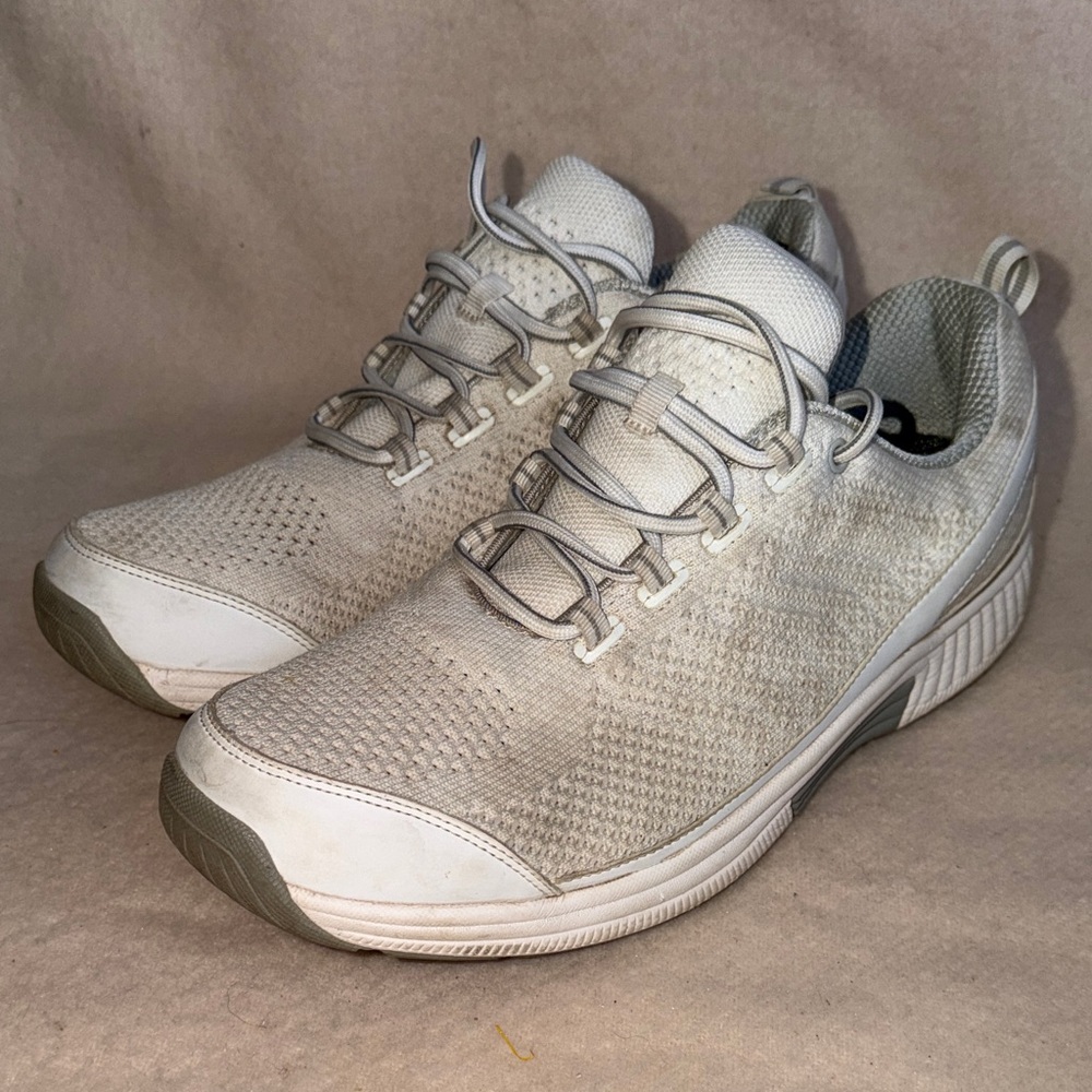 Orthofeet Wide White Women's Shoes Laces Size 11.5